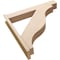 Ekena Millwork 8-in W x 48-in D x 48-in H Funston Block Rough Cedar Woodgrain TimberThane Outlooker, Primed Tan OUTUR080X48X48FST44RCPR - alternate 2